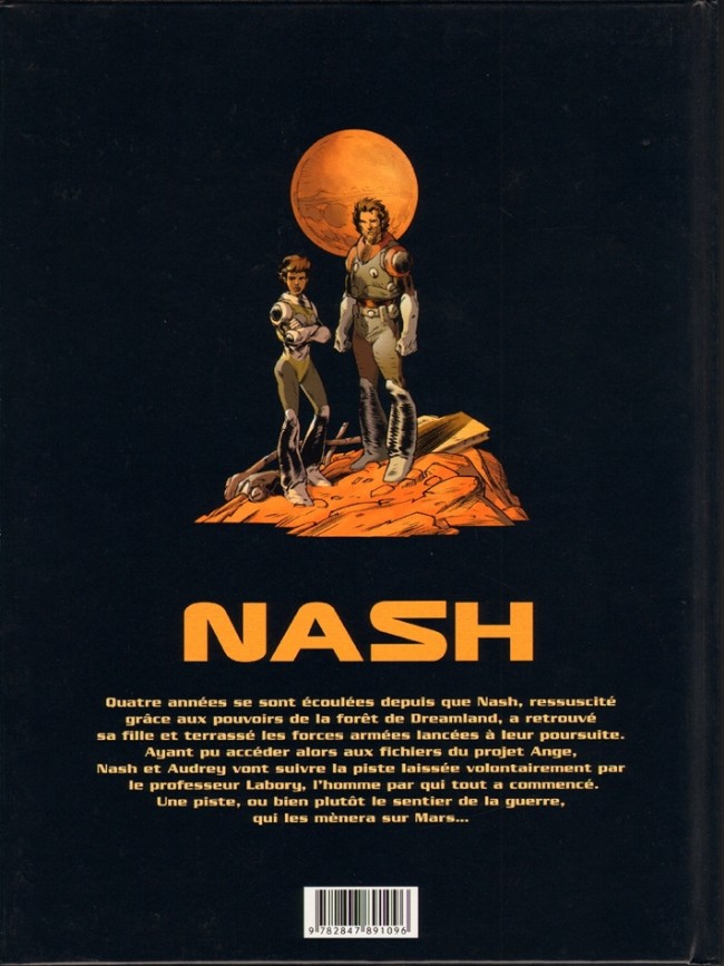Verso de l'album Nash Tome 8 La guerre des rouges