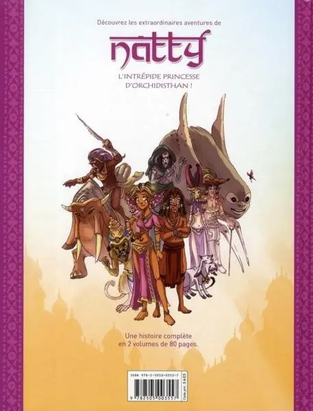 Verso de l'album Natty Tome 1