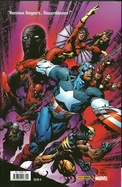 Verso de l'album The New Avengers Tome 2 Secrets et mensonges