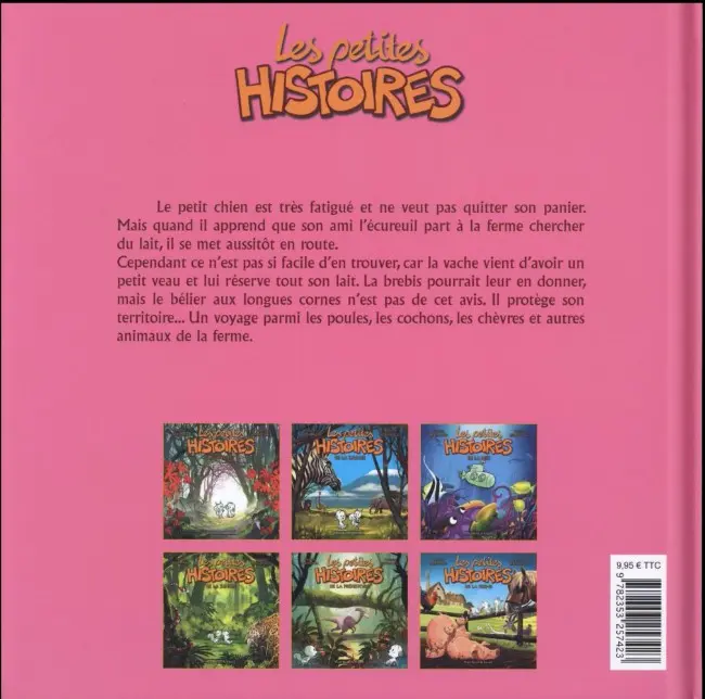 Verso de l'album Les Petites histoires Tome 6 Les petites histoires de la ferme