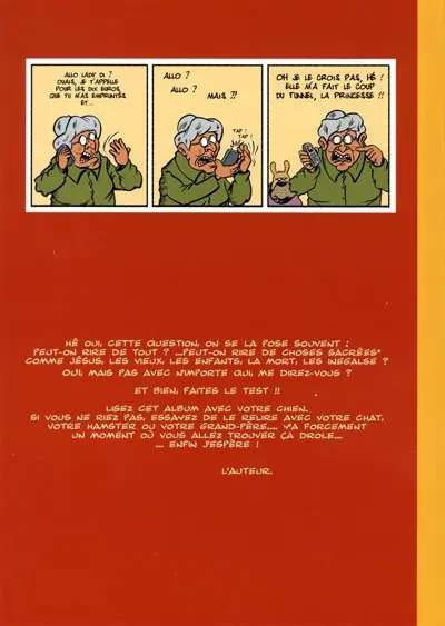 Verso de l'album Peut-on rire de tout ? 1