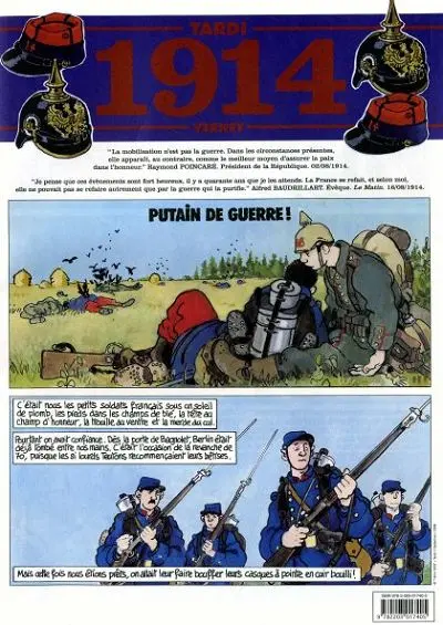 Couverture de l'album Putain de guerre ! Tome 1 1914