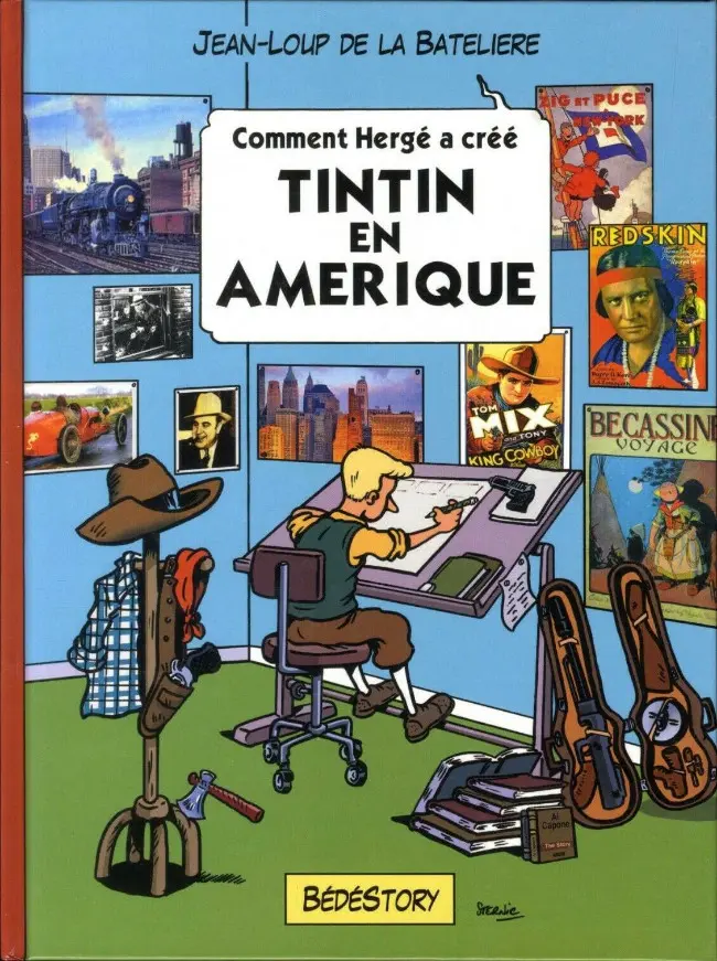 Couverture de l'album Comment Hergé a créé... Tome 2 Tintin en Amérique