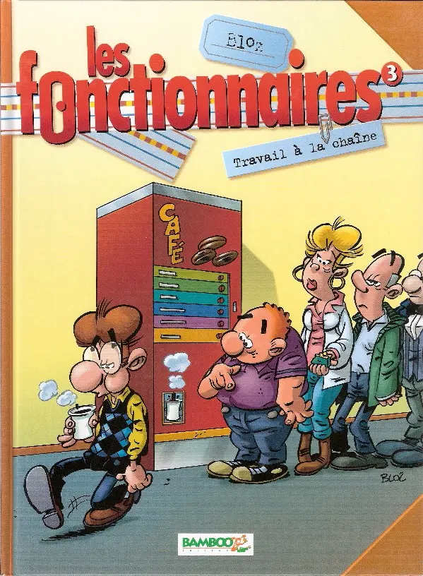 Couverture de l'album Les Fonctionnaires Tome 3 Travail à la chaîne