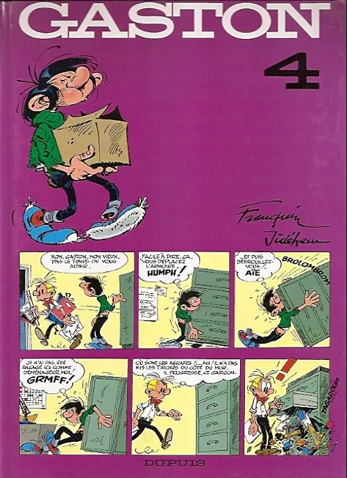 Couverture de l'album Gaston Tome 4 Édition spéciale 40e anniversaire