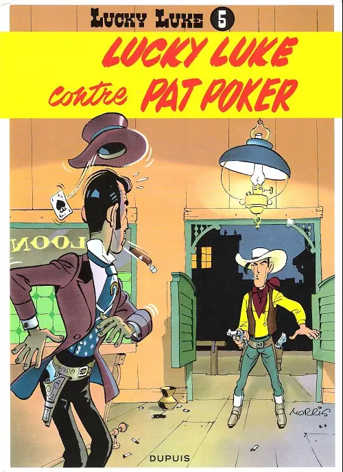 Couverture de l'album Lucky Luke Tome 5 Lucky luke contre Pat Poker