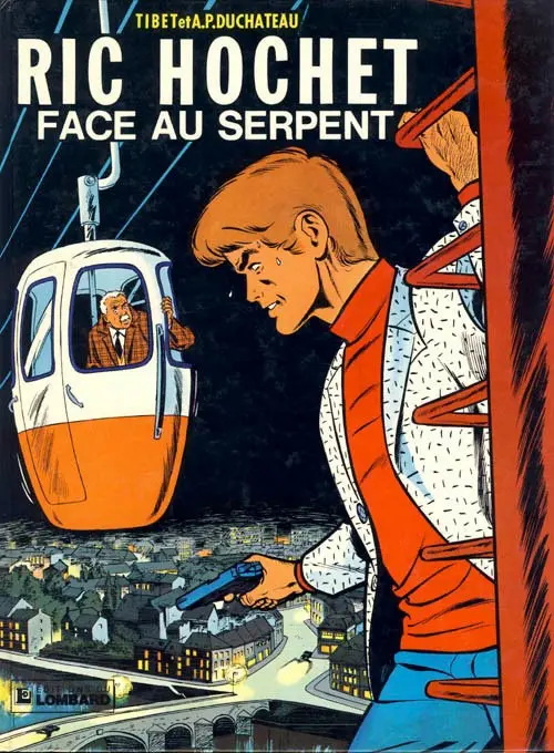 Couverture de l'album Ric Hochet Tome 8 Ric Hochet face au serpent