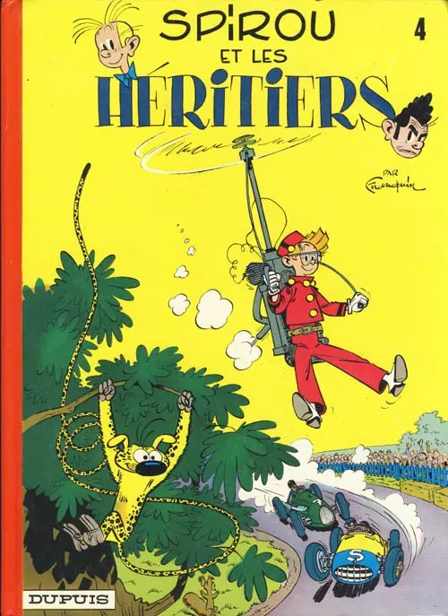 Couverture de l'album Spirou et Fantasio Tome 4 Spirou et les héritiers