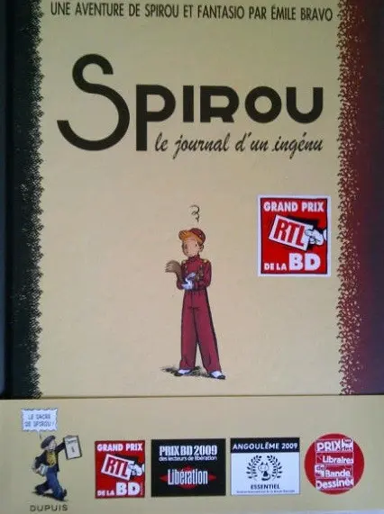Couverture de l'album Spirou et Fantasio - Une aventure de... / Le Spirou de... Tome 4 Le journal d'un ingénu