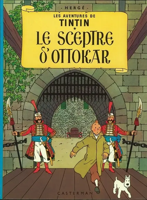 Couverture de l'album Tintin Tome 8 Le sceptre d'Ottokar