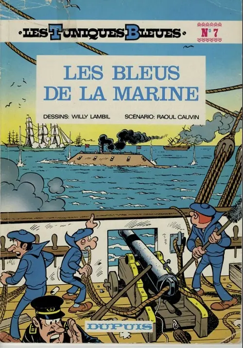 Couverture de l'album Les Tuniques Bleues Tome 7 Les bleus de la marine