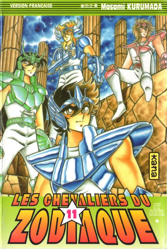 Couverture de l'album Saint Seiya - Les Chevaliers du Zodiaque 11 Chevaliers, nous vous confions Athéna