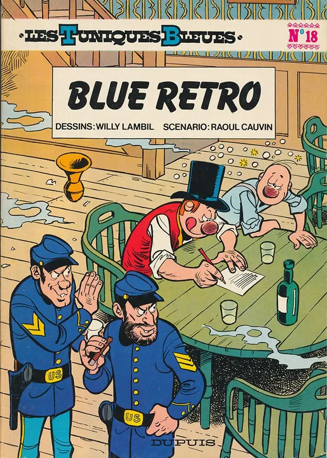 Couverture de l'album Les Tuniques Bleues Tome 18 Blue Retro