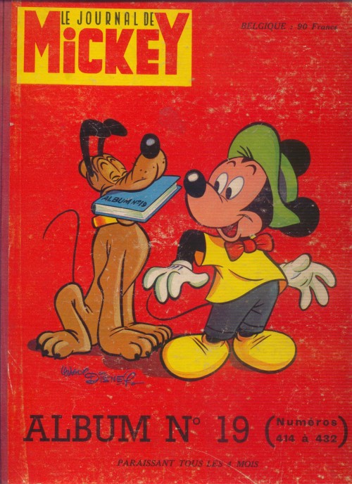 Couverture de l'album Le Journal de Mickey Album N° 19