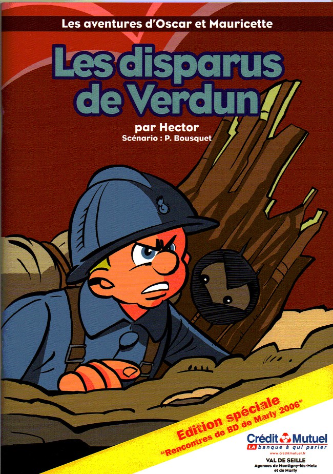 Couverture de l'album Les aventures d'Oscar et Mauricette Tome 6 Les disparus de Verdun