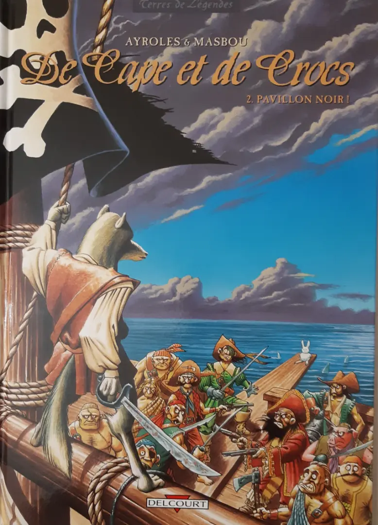 Couverture de l'album De Cape et de Crocs Tome 2 Pavillon noir