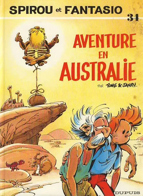 Couverture de l'album Spirou et Fantasio Tome 34 Aventure en Australie