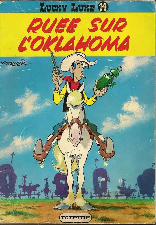 Couverture de l'album Lucky Luke Tome 14 Ruée sur l'Oklahoma