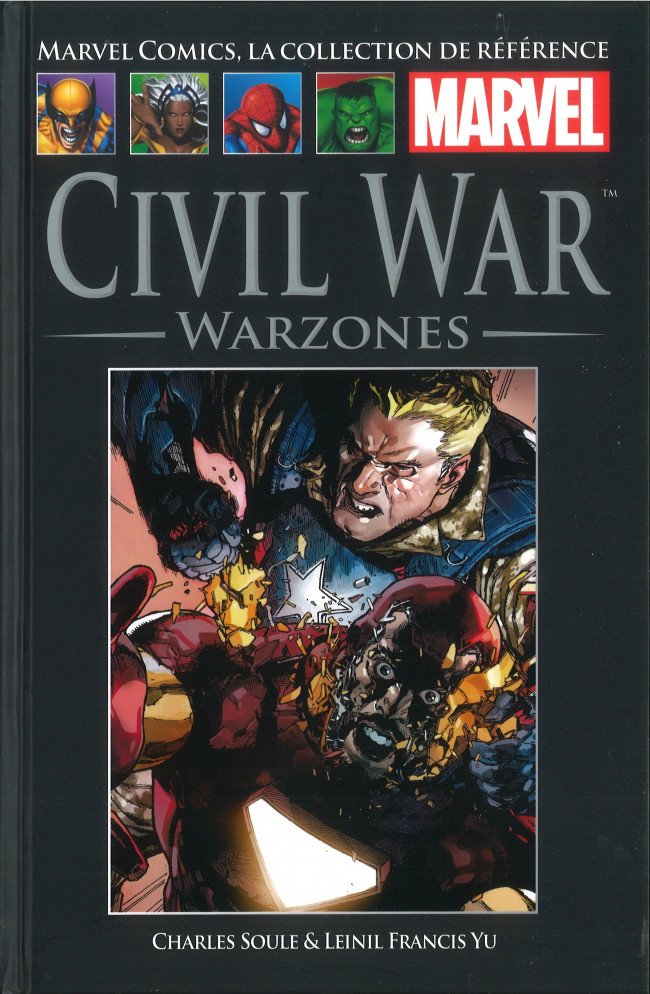 Couverture de l'album Marvel Comics - La collection de référence Tome 151 Civil War - Warzones