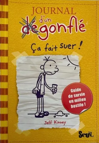 Couverture de l'album Journal d'un dégonflé Tome 4 ça fait suer !