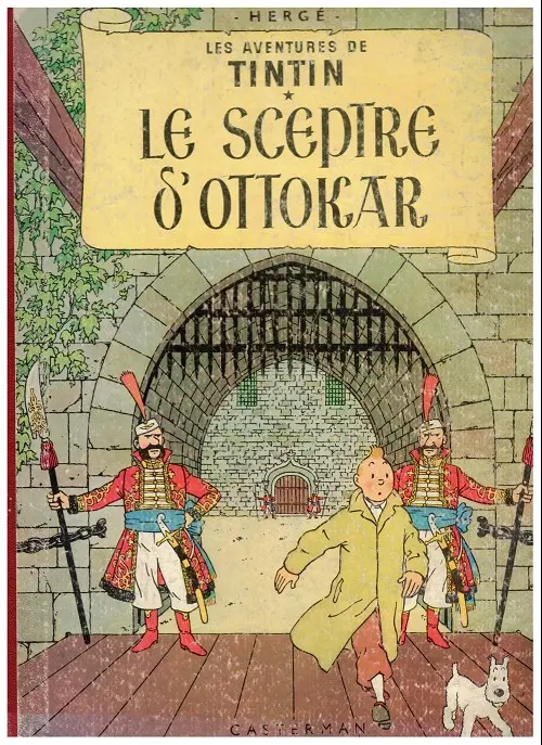 Couverture de l'album Tintin Tome 8 Le sceptre d'ottokar