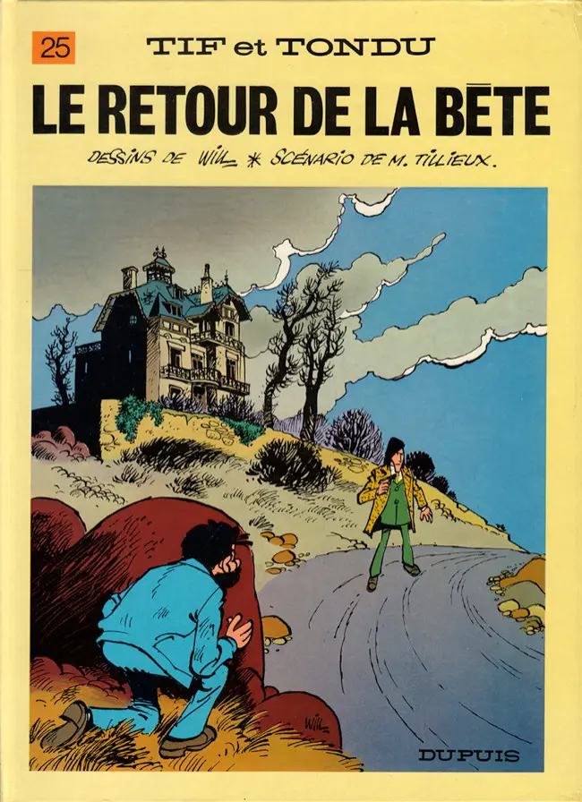 Couverture de l'album Tif et Tondu Tome 25 Le retour de la Bête