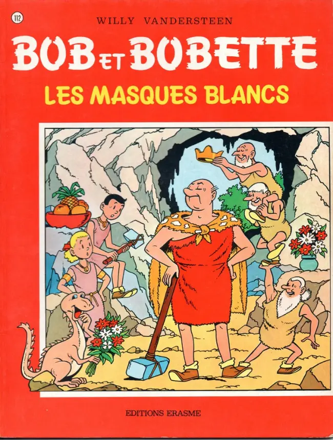 Couverture de l'album Bob et Bobette Tome 112 Les masques blancs
