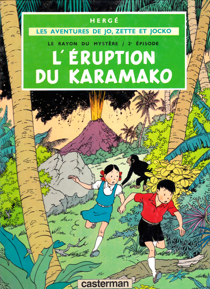 Couverture de l'album Les Aventures de Jo, Zette et Jocko Tome 4 L'éruption du Karamako