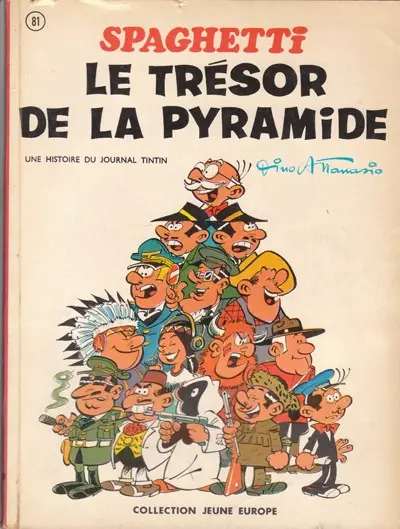Couverture de l'album Spaghetti Tome 12 Le trésor de la pyramide