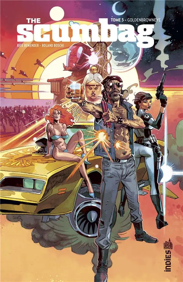 Couverture de l'album The scumbag Tome 3 Goldenbrowneye