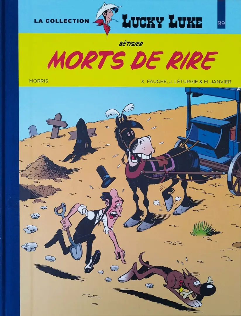 Couverture de l'album Lucky Luke La collection Tome 99 Bêtisier 9 - Morts de rire