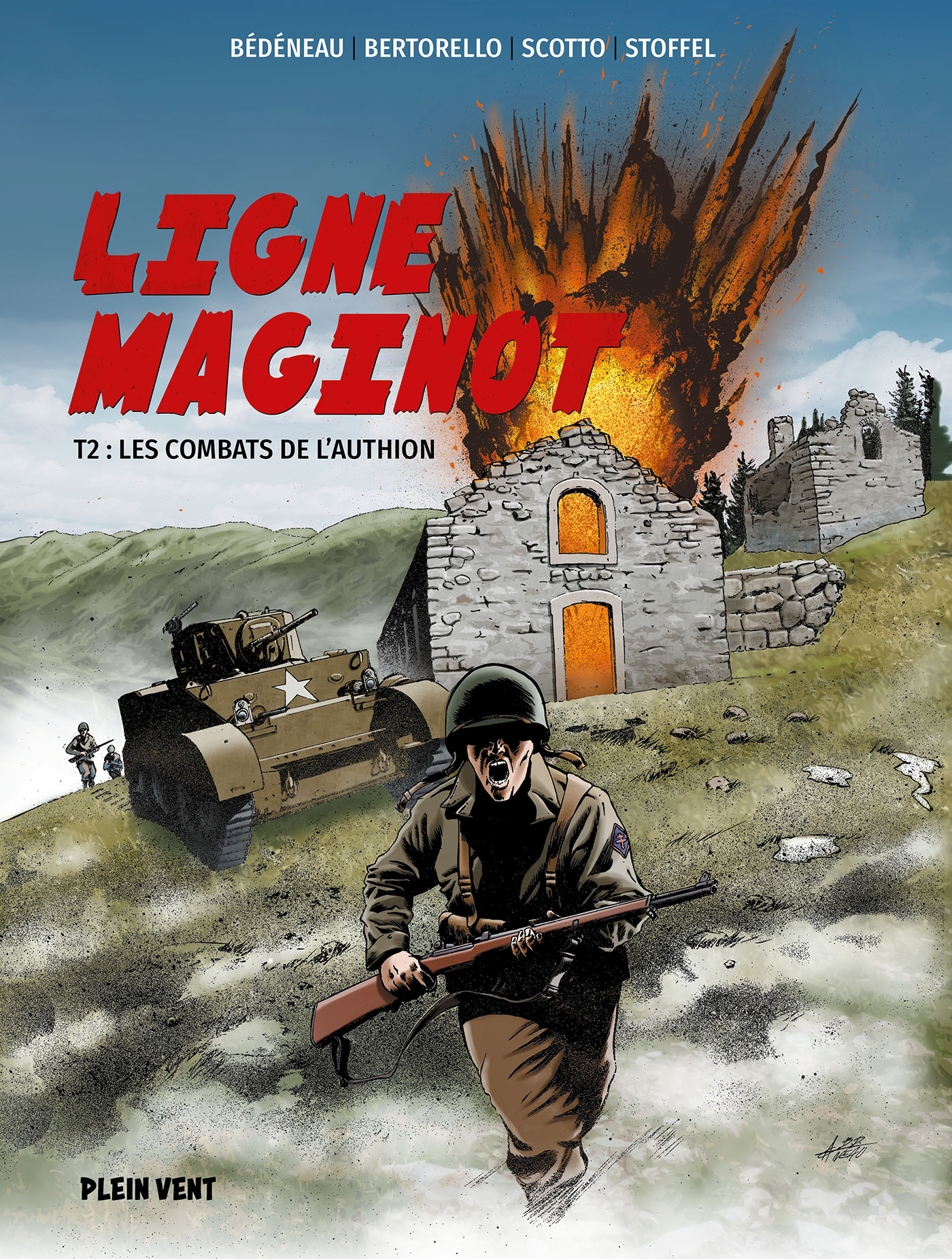 Couverture de l'album Ligne Maginot Tome 2 Les combats de l'Authion