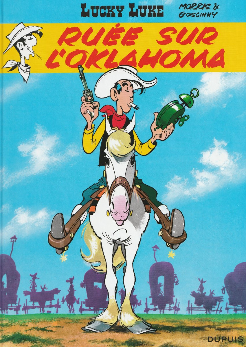 Couverture de l'album Lucky Luke Tome 12 Ruée sur l'Oklahoma