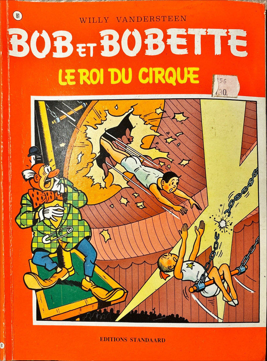 Couverture de l'album Bob et Bobette Tome 81 Le roi du cirque