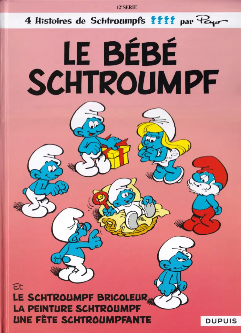 Couverture de l'album Les Schtroumpfs Tome 12 Le bébé schtroumpf