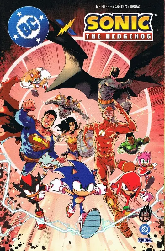Couverture de l'album DC x Sonic the hedgehog