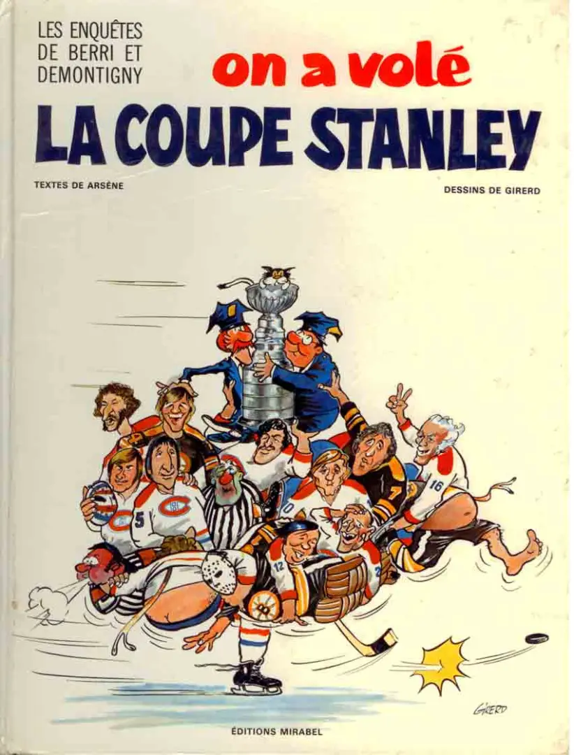 Couverture de l'album Les Enquêtes de Berri et Demontigny On a volé la coupe stanley