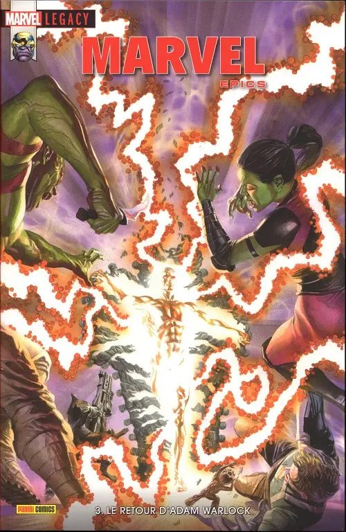 Couverture de l'album Marvel Legacy - Marvel Epics Tome 3 Le retour d'adam warlock