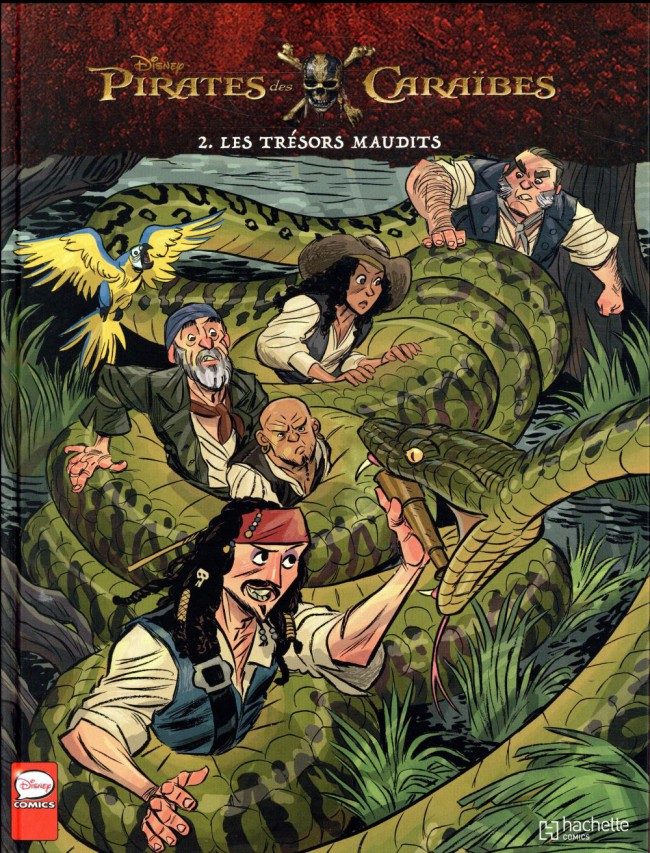 Couverture de l'album Pirates des Caraïbes Tome 2 Les trésors maudits