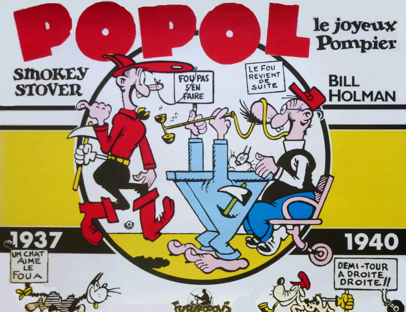 Couverture de l'album Popol le joyeux pompier Smokey Stover