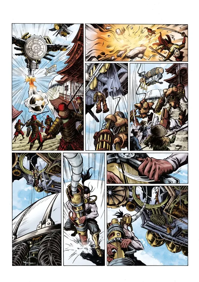 Planche de l'album Milenia 1 L'empreinte de Gaarna