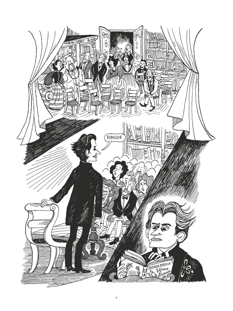 Planche de l'album L'Homme à la fourrure