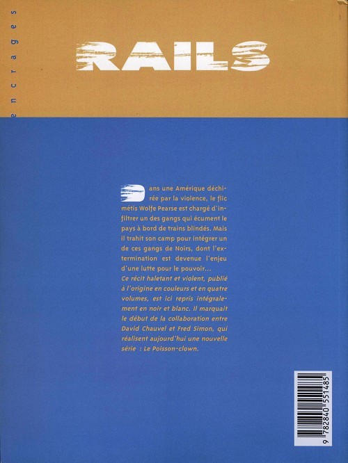 Verso de l'album Rails Edition Intégrale