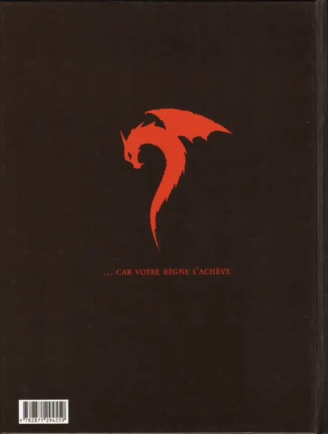 Verso de l'album Rapaces 4