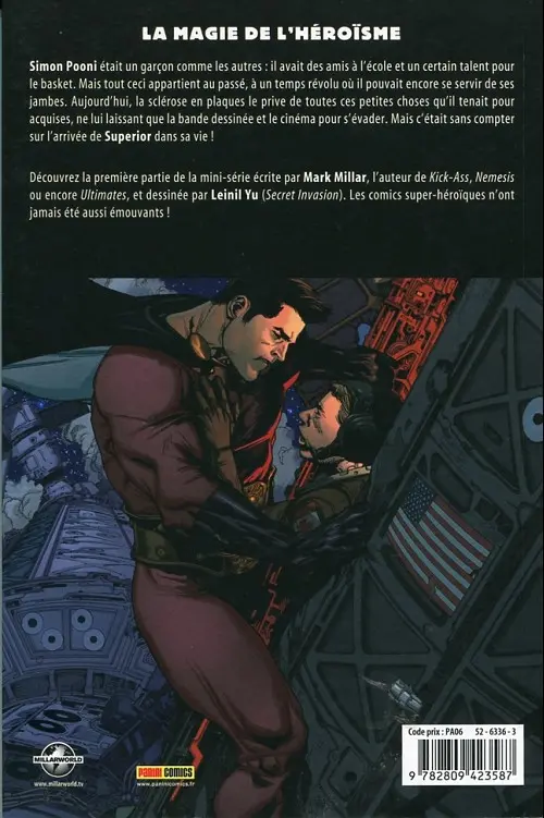 Verso de l'album Superior Tome 1 Le vœu magique