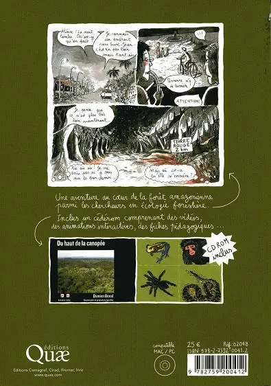 Verso de l'album Terre rouge