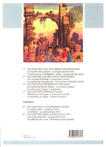 Verso de l'album Tout Mitacq Tome 4 Les Castors - Du mas au palais