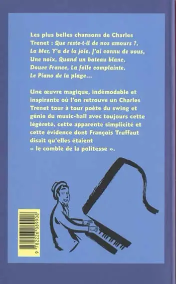 Verso de l'album Trenet illustré