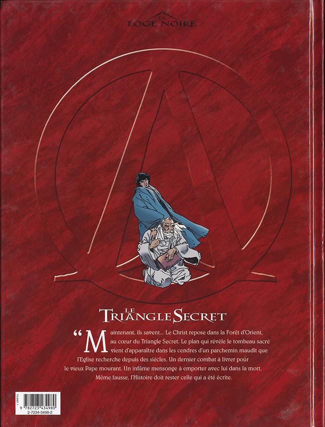 Verso de l'album Le Triangle secret Tome 5 L'infâme mensonge