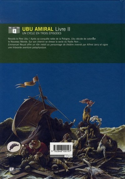 Verso de l'album Ubu roi Tome 2 Ubu amiral